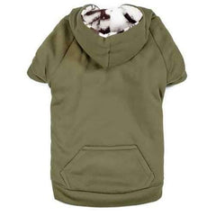 Zack and Zoey Forest Friends Reversible Dog Hoodie - Green