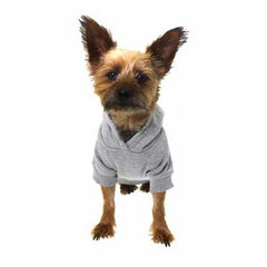 Basic Dog Hoodie - Heather Gray