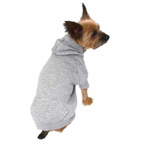 Basic Dog Hoodie - Heather Gray