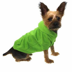 Basic Dog Hoodie - Parrot Green