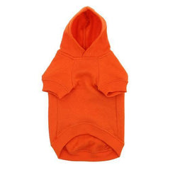 Basic Dog Hoodie - Vibrant Orange