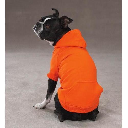 Basic Dog Hoodie - Vibrant Orange