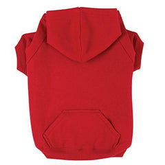 Basic Dog Hoodie - Tomato Red