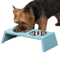 Zack and Zoey Retro Raised Melamine Dog Diner