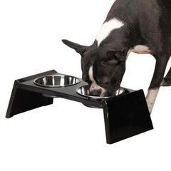 Zack and Zoey Retro Raised Melamine Dog Diner