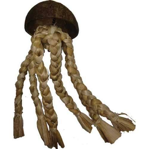 Java Wood Jelly Fish Bird Toy