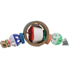 Java Wood Tape Dispenser Bird Toy