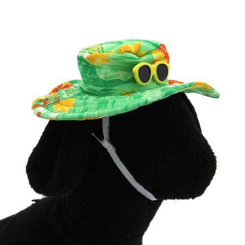 Hawaiian Dog Hat - Green