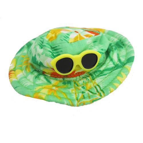 Hawaiian Dog Hat - Green