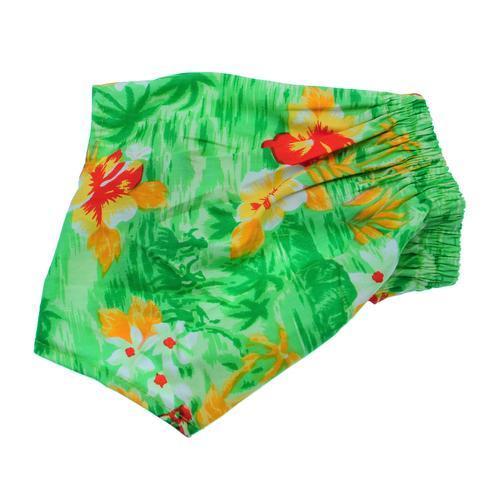 Hawaiian Swim and Board Dog Trunks - Green