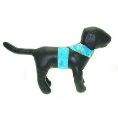 Hawaiian Print Dog Harness - Blue