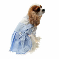 Dorothy Dog Costume Dress - Blue