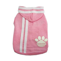 Pawdidas Dog Hoodie - Pink