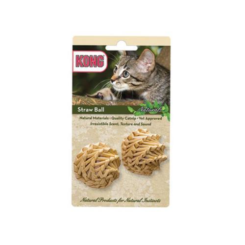 KONG Naturals Straw Ball Cat Toy