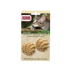 KONG Naturals Straw Ball Cat Toy