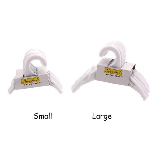 Plastic Dog Hangers -12 Pack