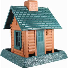 Village Collection Log Cabin Bird Feeder