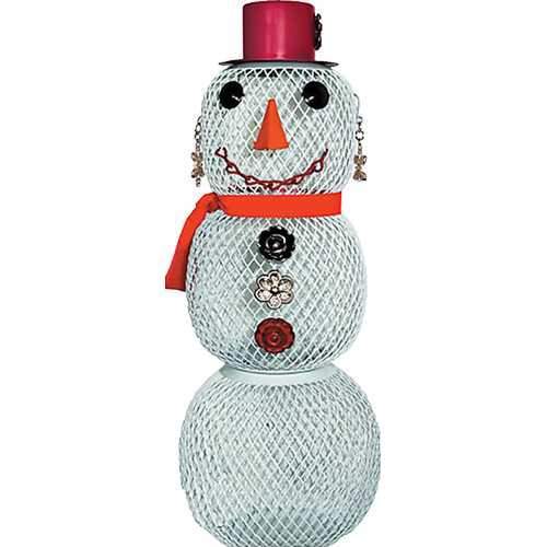 No/no Mrs. Snowman Wild Bird Feeder