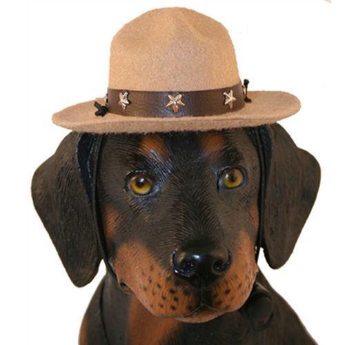 Drill Sergeant Dog Hat - Camel