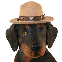Drill Sergeant Dog Hat - Camel