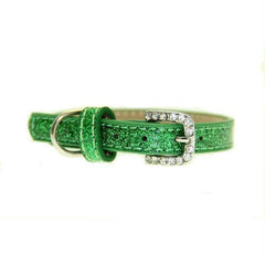 Confetti Ice Cream Dog Collar - Emerald Green