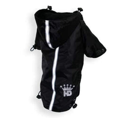 Puppagonia Crown Dog Rain Parka by Hip Doggie - Black