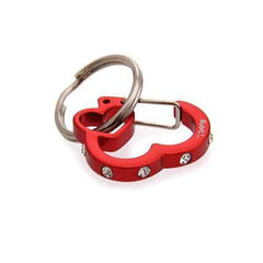 Rubit Dog Tag Clip - Red Rhinestone Heart