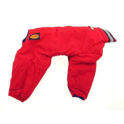 Muttluks Reversible Dog Snowsuit - Red / Navy