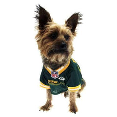 Green Bay Packers Officially Licensed Dog Jersey - Yellow Trim