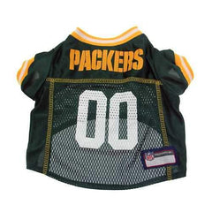 Green Bay Packers Officially Licensed Dog Jersey - Yellow Trim