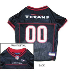 Houston Texans Officially Licensed Dog Jersey - Red Trim