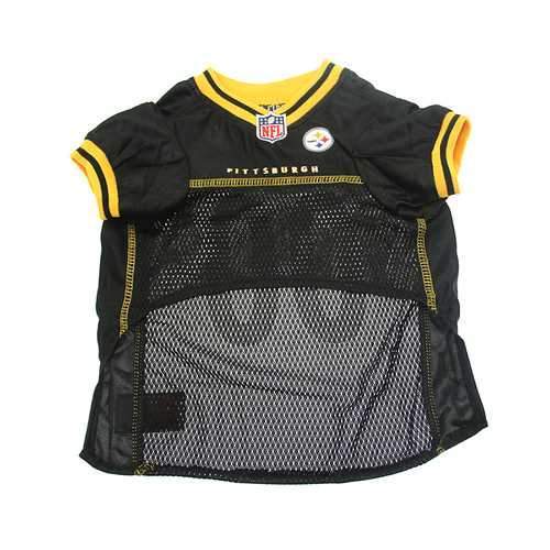 Pittsburgh Steelers Officially Licensed Dog Jersey - Yellow Trim