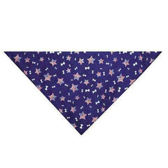 Aria Bone in the USA Dog Bandana - Blue