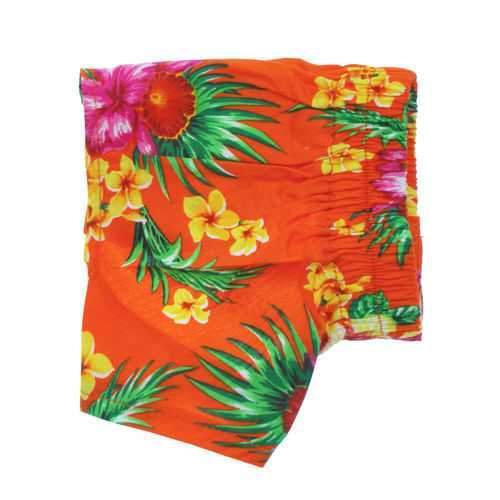 Hawaiian Swim and Board Dog Trunks - Orange