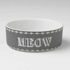 Chalk It Up Meow Cat Bowl