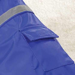 Rain Jacket with Reflective Strip - Blue
