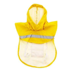 Rain Jacket with Reflective Strip - Yellow