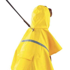 Rain Jacket with Reflective Strip - Yellow