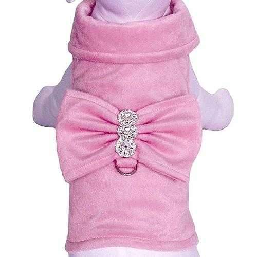 BowWow Bow Jacket & Leash by Cha-Cha Couture - Pink