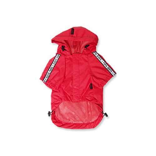 Base Jumper Raincoat Wind Breaker by Puppia - Red