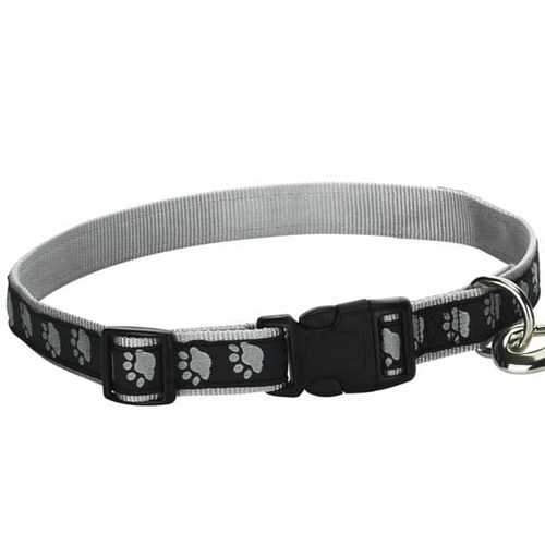 Guardian Gear Two Tone Pawprint Collar - Black