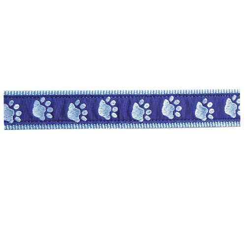 Guardian Gear Two Tone Pawprint Collar - Blue