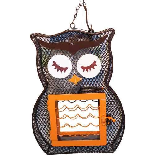 Owl Dual Suet & Seed Bird Feeder