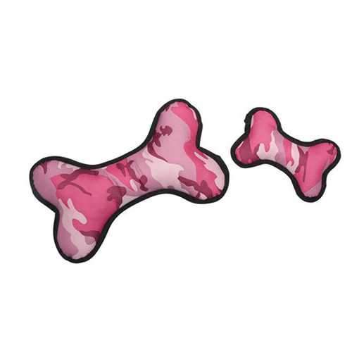 Zanies Toughstructable Camo Bones - Pink