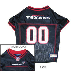 Houston Texans Officially Licensed Dog Jersey - Red Trim
