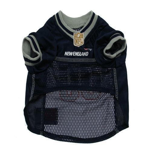 New England Patriots Officially Licensed Dog Jersey - Gray Trim