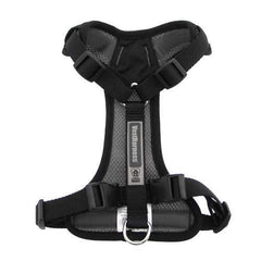 Vented Vest Car Seat Dog Harness - V2 Charcoal