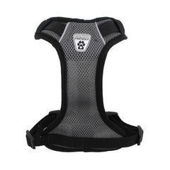 Vented Vest Car Seat Dog Harness - V2 Charcoal
