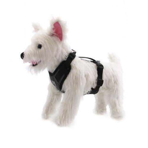 Vented Vest Car Seat Dog Harness - V2 Charcoal