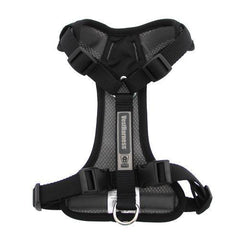 Vented Vest Car Seat Dog Harness - V2 Charcoal